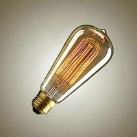Picture of Edison Filament Ampoule Vintage Lamp Incandescent Light LED Bulb, 40w