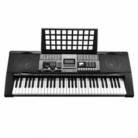 Picture of Mk-2089 61 Keys Electronic Keyboard with, Black