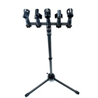 Picture of Mike Music Height Adjustable Collapsible Microphone Stand with Five Mic Clips, M5