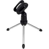 Picture of Mike Music Detachable Foldable Angle Adjustable Tripod Table Mic Stand Holder, M6
