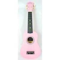 Picture of 21" Mike Ukulele with Bag and Strap Picks, Pink
