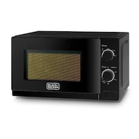 Picture of Black & Decker Microwave Oven with Defrost Function, 20L, Black, MZ2020-B5