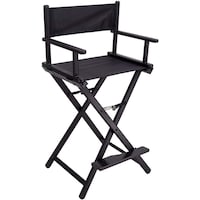 Picture of Organized Home Aluminum Portable Makeup Artist Chair, Black
