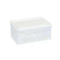 Picture of Organized Home Plastic Storage Bin with Lid and Handle