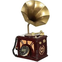 Picture of Organized Home Retro Antique Telephone with Corded Dial , Model A