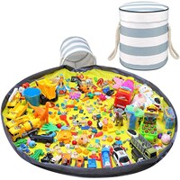 Picture of J&J Toy Storage Organizer Baskets with Play Mat