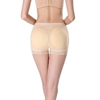 Picture of Women's Butt Lifter Panty with Foam Pads, Beige, XL