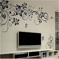 Picture of Butterfly Flowers Trees Diy Wall Stickers