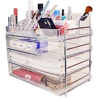 Picture of 4 Layer Acrylic Cosmetic Storage Box, Clear