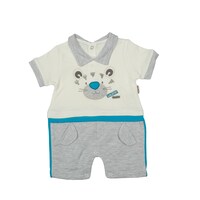Picture of Safi Modest Baby Rompers with Collar and Bear Applique