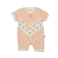 Picture of Safi Modest Glitter Embellished Baby Romper with Hairband