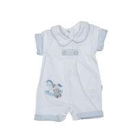 Picture of Safi Modest Collared Baby Rompers with Short Sleeves