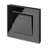Picture of Retro Touch 1 Gang 1 Way Pulse/Retractive Light Switch, Black, 10A
