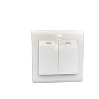 Picture of AL-Rambo 2 Gang Switch Board, White, B0-004