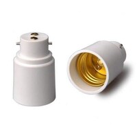 Picture of B22 to E27 Socket Converter Lamp Holder, White
