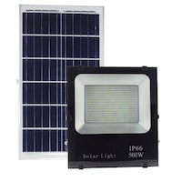 Picture of EVB Sister-A Solar LED Flood Lights With Remote Control, White, 500W
