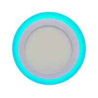 Picture of Round Surface LED Panel Light, White & Blue, 24W