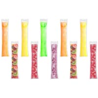 Picture of FUFU Popsicle Bags with Zip Top Closure - Set Of 100 Pcs