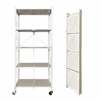 Picture of 5 Tier Foldable Storage Shelves, White