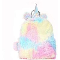 Picture of Fluffy Unicorn Backpack, Multicolour