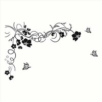 Picture of Removable Wall Sticker, The Flower of Love 202