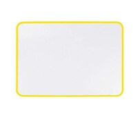 Picture of Portable Double Sided Small White Board, Yellow, A3