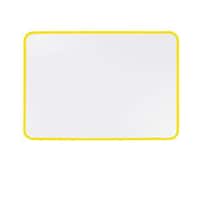 Picture of Portable Double Sided Small White Board, Yellow, A4