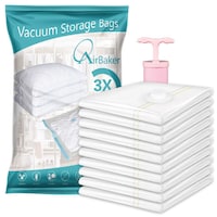 Picture of Airbaker Vacuum Storage Bags With Hand Pump, Set Of 8 Pcs (4XL + 4L)