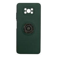 Picture of Protective Phone Case with Ring for Mi Poco X3 Pro, Green