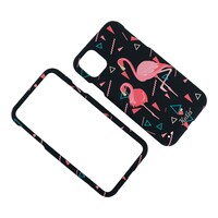 Picture of Flamingo Printed Protective Case for iPhone 11, Black