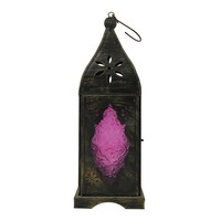 Picture of Ace Carpet Indoor Arabic Hanging Lantern, Purple and Blue