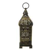 Picture of Ace Carpet Metallic Arabic Hanging Lantern, Bronze