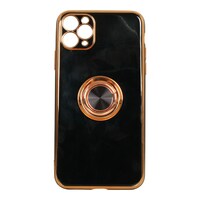 Picture of My Case Phone Case with Ring for iPhone 11 Pro Max, Black and Gold
