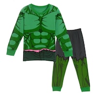 Picture of Sidney Boys Cotton Summer Hulk Pajamas Set, Green