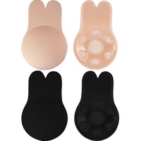 Picture of Ksnow Reusable Rabbit Adhesive Invisible Nipple Covers, Pack of 2 Pairs
