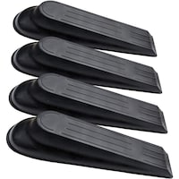 Picture of Aling Anti Slip Door Stopper Set, Black - Set Of 4 Pcs