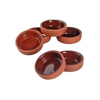 Picture of Baykul Handmade Clay Cooking Pot, 4 Inch - Set Of 6 Pcs