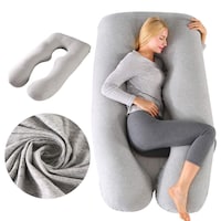 Picture of Mother Comfort U Shape Pregnancy & Maternity Pillow, Light Grey