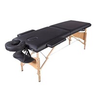 Picture of GYHH Portable Two Fold Massage Bed Dust Protector, Black, 186 x 60cm