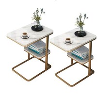 Picture of Double-Layered Square End Side Tables, Set of 2pcs