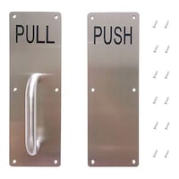 Picture of Vila Stainess Steel Pull & Push Plate Door Handle