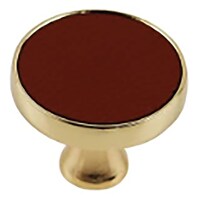 Picture of Vila Brass Knobs for Dresser Drawers, 1 Pack