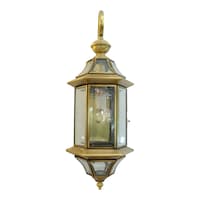 Picture of Diamond Outdoor Wall Light, 81403-1A - Gold