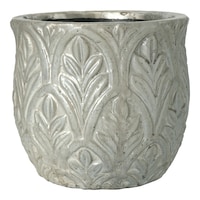 Picture of Wishes Ceramic Flower Vase, Silver