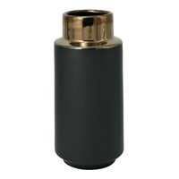 Picture of Wishes Flower Vase, Black and Gold