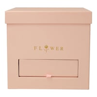 Picture of Wishes Sqaure Gift Box with Drawer, Pink