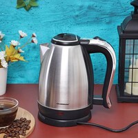 Picture of Olsenmark Electric Stainless Steel Kettle, 1.8L, 1500W - Silver and Black