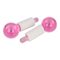 Picture of Portable Crystal Ice Facial Massage Ball, Pink