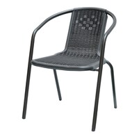 Picture of Swin Chair With Metal Frame & Plastic Body,  Chocolate