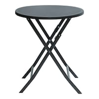 Picture of Swin Round Table with Metal Frame & Plastic Body, SL-32 - Chocolate